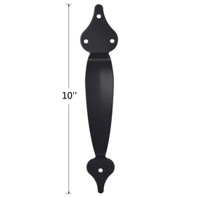 SANKINS black finish gate hardware resists rust for outdoor use.