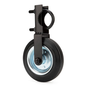 SANKINS Gate Helper Wheel on pipe supports gates smoothly, reducing sag.