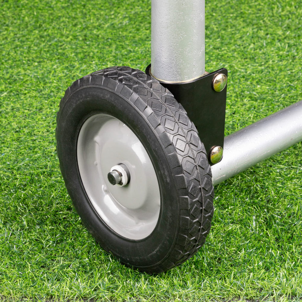 SANKINS 8-inch gate wheel side-mount easing gate operation on swing gates.