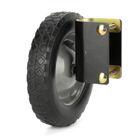 SANKINS gate wheel with steel construction for outdoor durability.