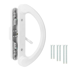 SANKINS inside handle — white diecast for smooth sliding door operation