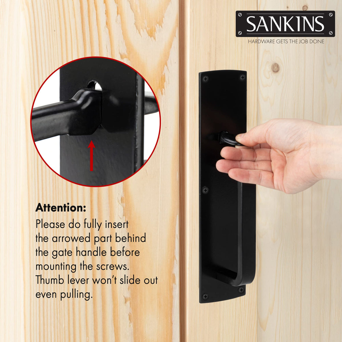 SANKINS installation-screws, complete mounting hardware for quick setup
