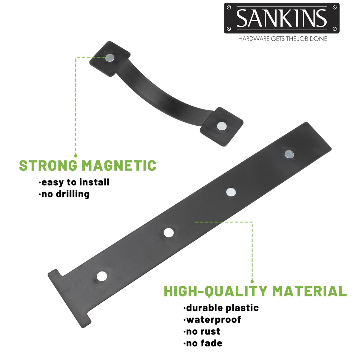 SANKINS magnetic decorative handles provide stylish faux hardware without drilling
