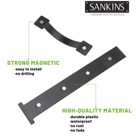 SANKINS magnetic decorative handles provide stylish faux hardware without drilling