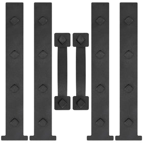 SANKINS magnetic decorative hinges on steel door add curb appeal