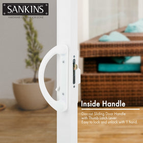 SANKINS mortise-style replacement fits 1-1/2 to 1-3/4 inch doors