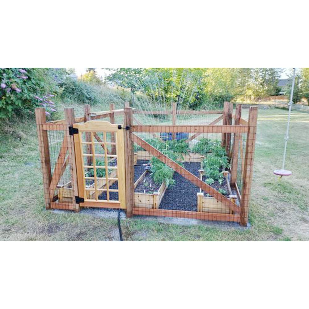 SANKINS reversible hinges fit both left- and right-handed gates in any yard.
