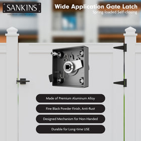 SANKINS rounded corners design prevents snagging during use