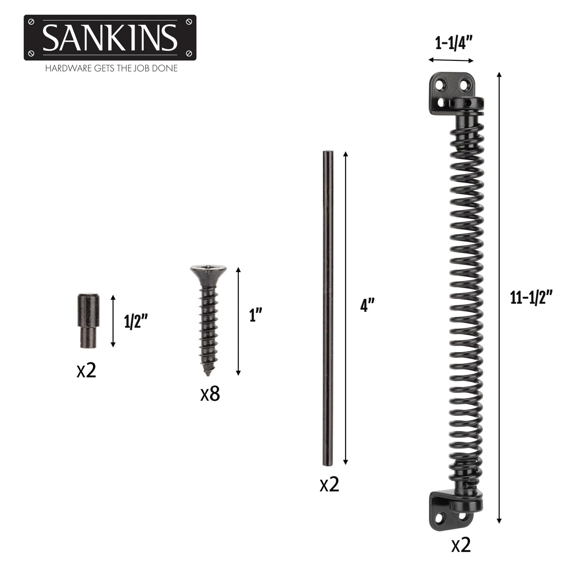 SANKINS vinyl fence installation guide illustrating easy setup.
