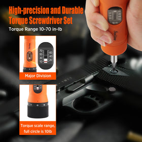 SanLiang precision torque screwdriver adjustment wheel closeup for accurate settings
