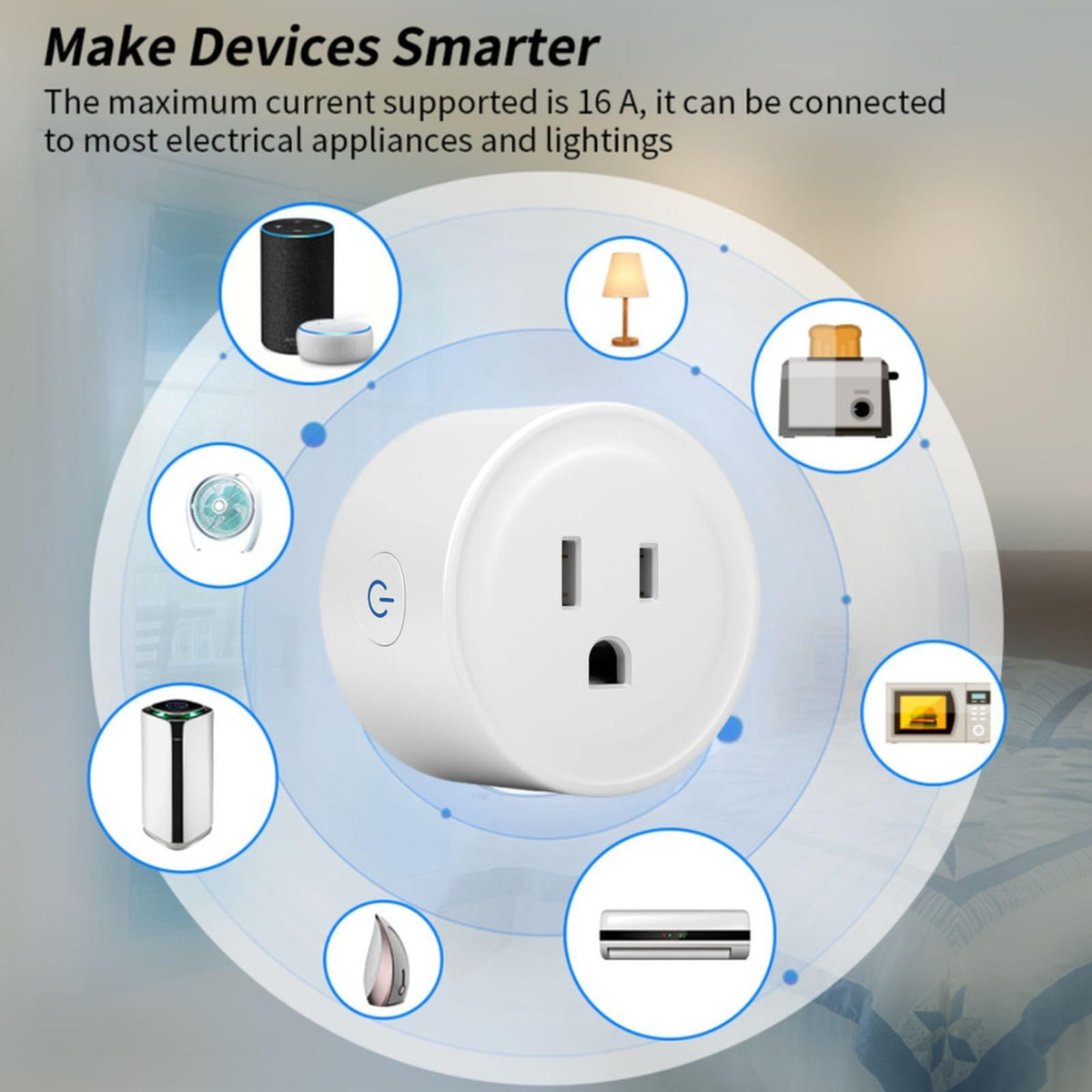 Sanofuturion WiFi Smart Plug setup with QR code for quick installation