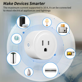 Sanofuturion WiFi Smart Plug setup with QR code for quick installation
