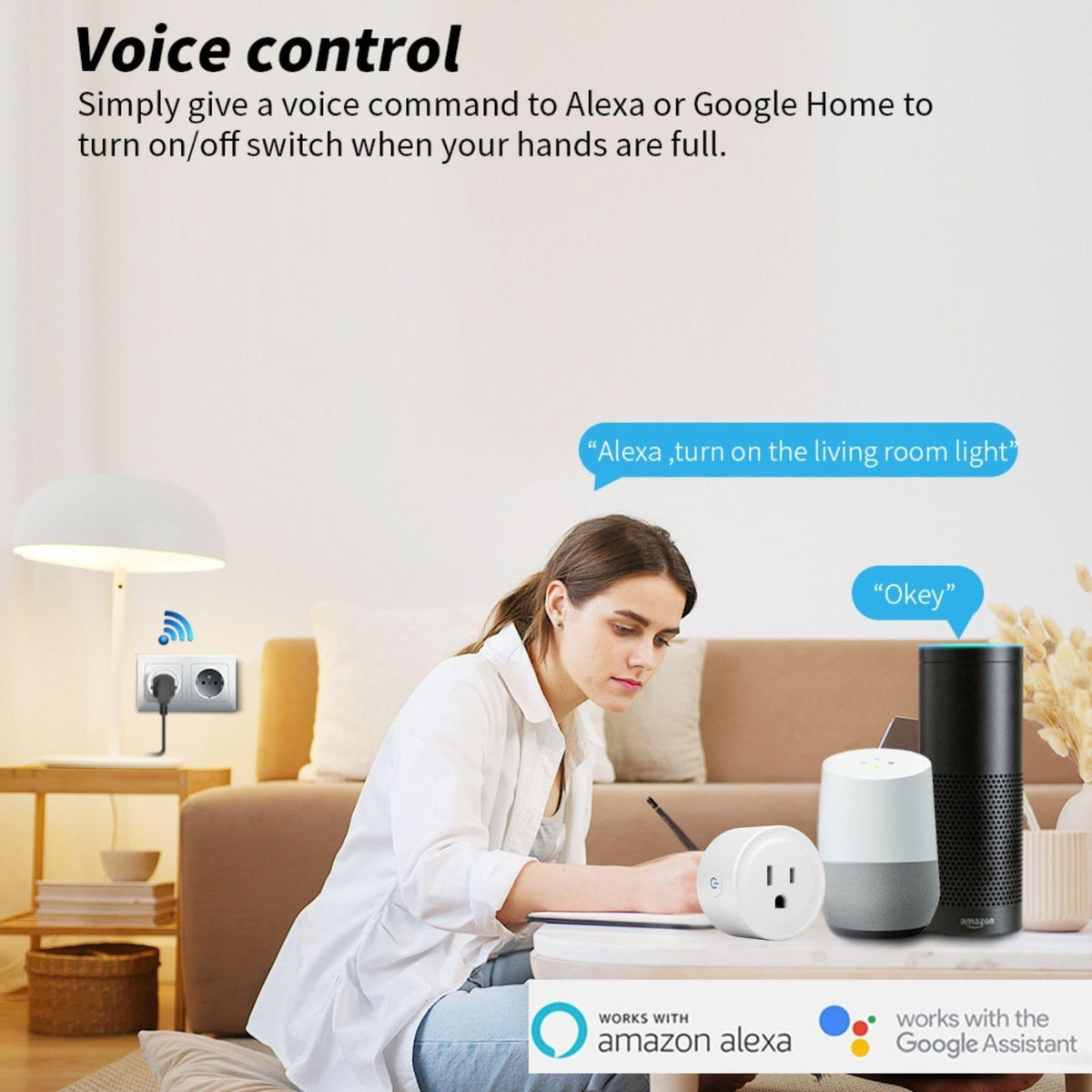 Sanofuturion WiFi Smart Plug enabling remote management via the Smart Life app