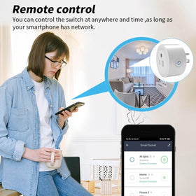 Sanofuturion WiFi Smart Plug with voice control for hands-free room automation
