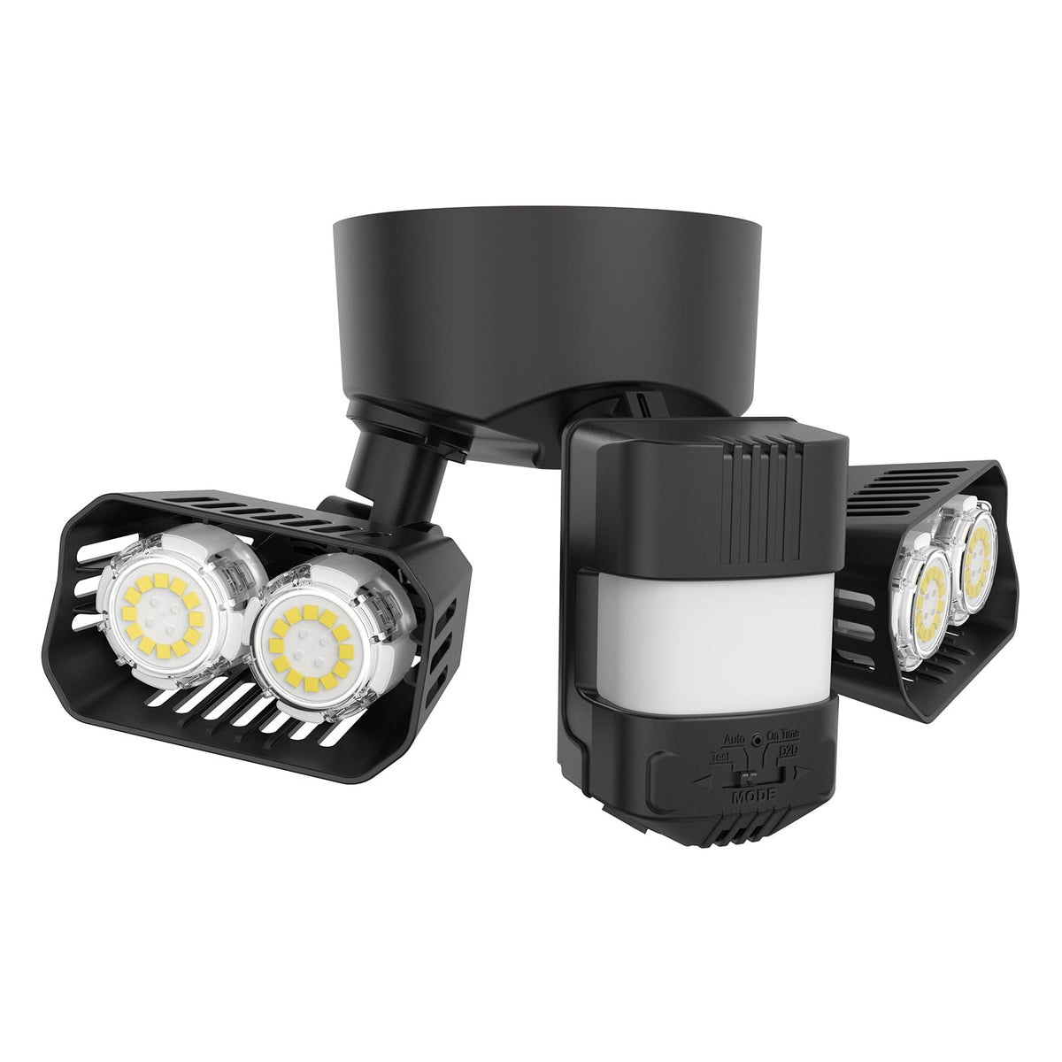 SANSI 28W outdoor light, front view, for bright exterior illumination and curb appeal.
