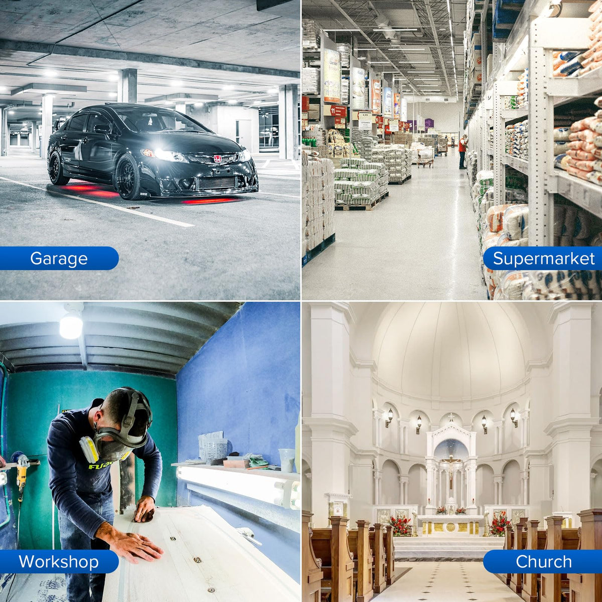 SANSI 65W LED equivalent for energy-efficient replacement