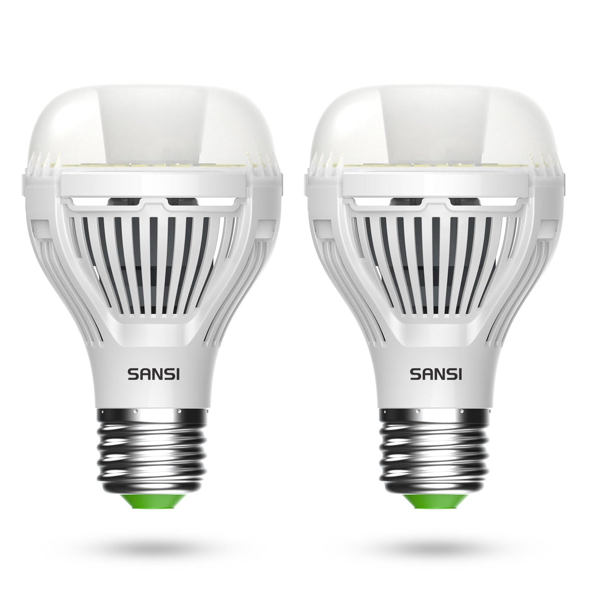 SANSI A19 dusk-to-dawn porch light provides hands-free exterior illumination.