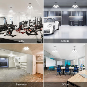 SANSI anti-corrosion materials keep lighting sturdy in damp spaces.