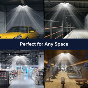 SANSI daylight 5000K beam provides natural-looking brightness for precise tasks.