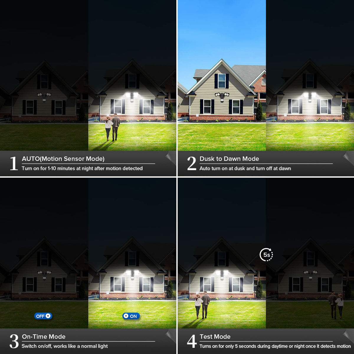 SANSI IP65 weatherproof exterior light built for all-weather reliability.
