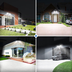 SANSI motion sensor security lights brightening walkways