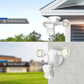 SANSI IP65 weatherproof outdoor light withstands rain and wind