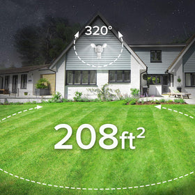 SANSI outdoor flood light mounted on the side for wall illumination