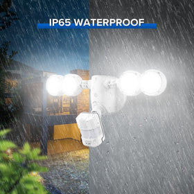 SANSI 320-degree wide-angle light covers more area with fewer fixtures.