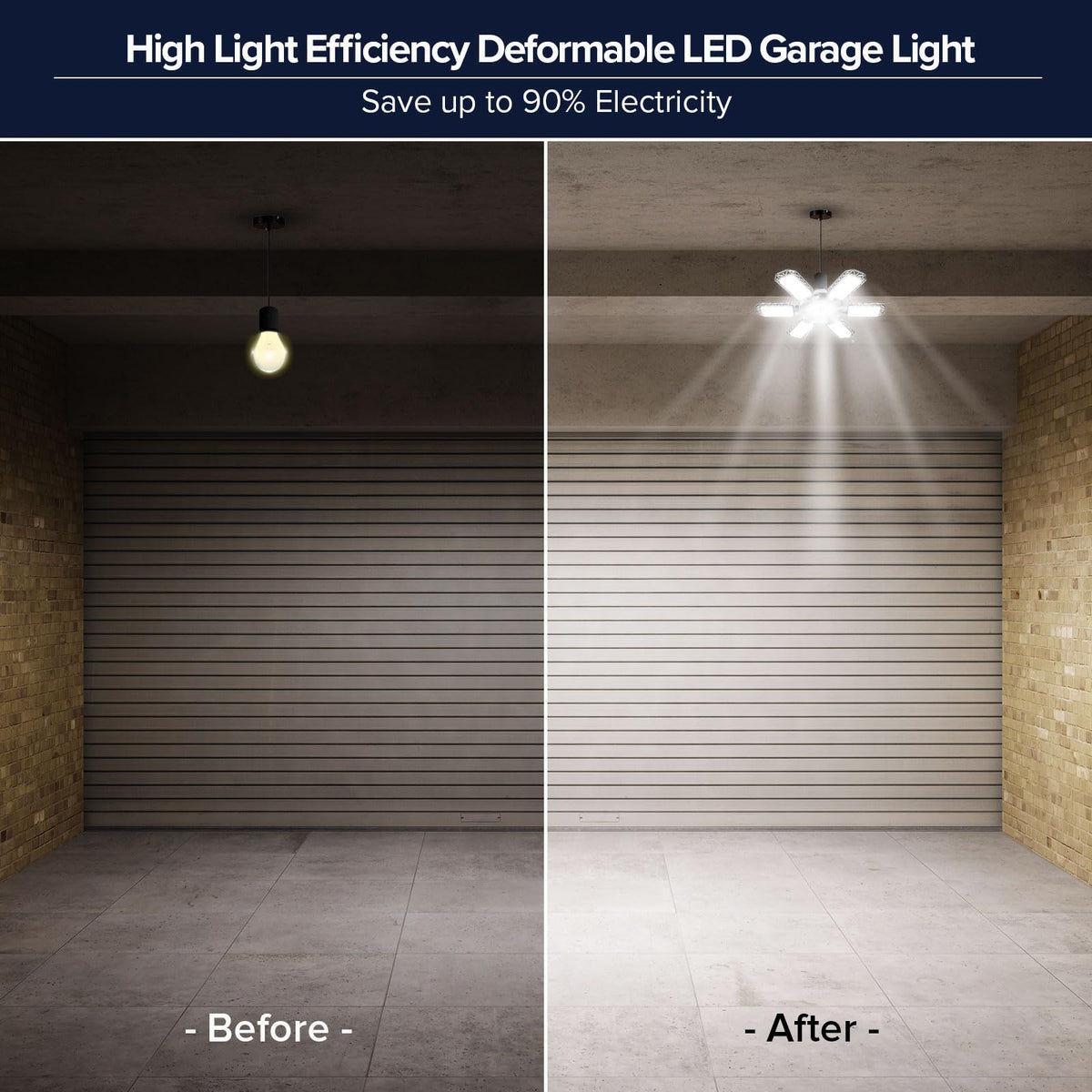 SANSI lighting for basements and workshops delivers broad, even illumination.