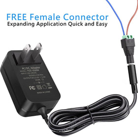 SANSUN 12V supply universal input 100-240V for global use.