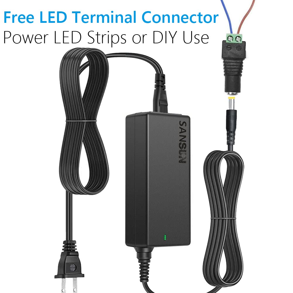 Sansun 9ft DC cord for flexible wiring and placement