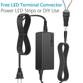 Sansun 9ft DC cord for flexible wiring and placement