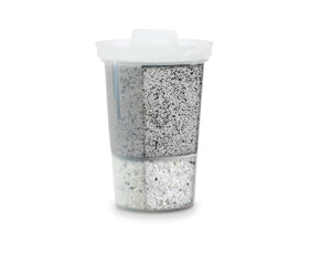 Santevia MINA alkaline filter pour demonstrates mineral-rich water flow