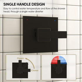 SANTONIC matte black finish that resists rust and wear