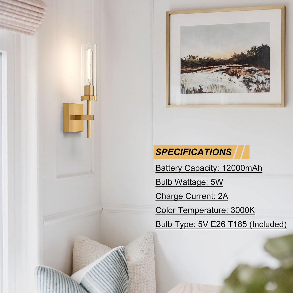 Close-up of SantoStock gold sconce metal frame for durable design