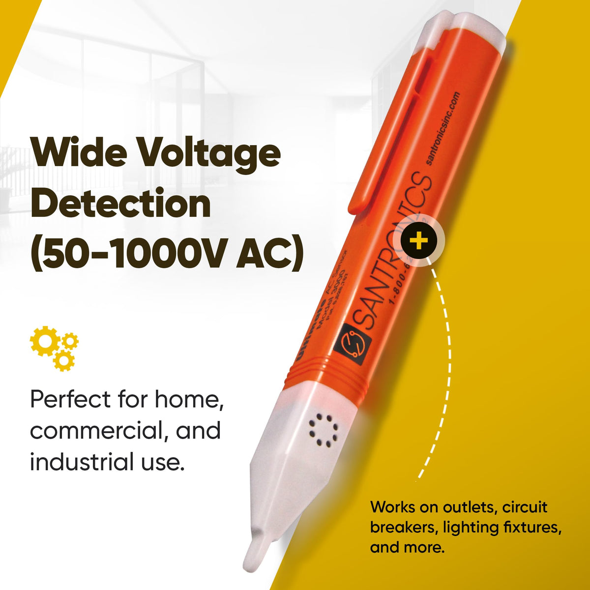 Santronics 3000 always-on detection ready for fast voltage confirmation