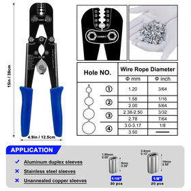 Sanuke crimping tool jaws close-up highlight hardened steel for lasting performance
