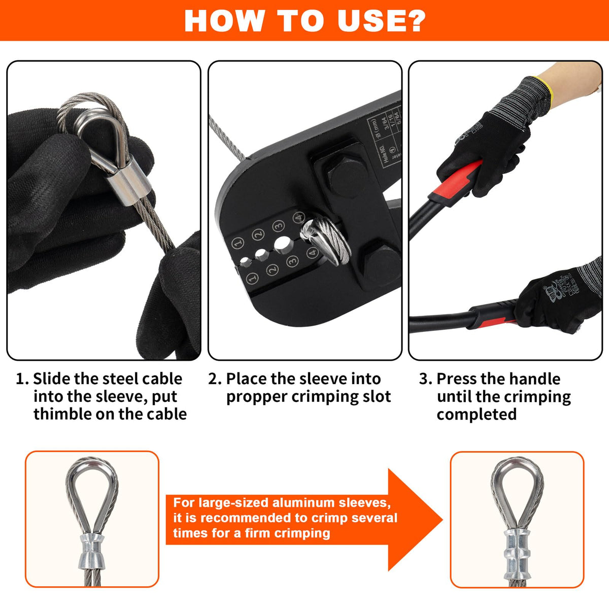 Sanuke ergonomic, non-slip handle reduces effort during use.