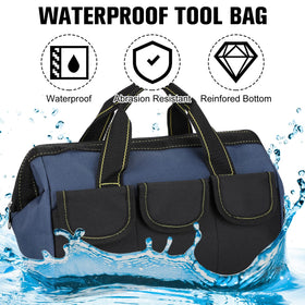 Sanwuta 13-inch tool bag wide-mouth design enables fast access to gear.
