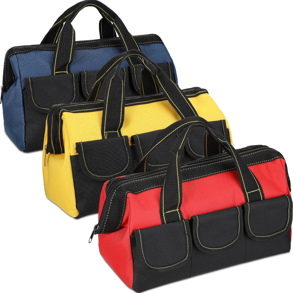 Sanwuta 3-pack tool bag blue for organized DIY projects on the go.