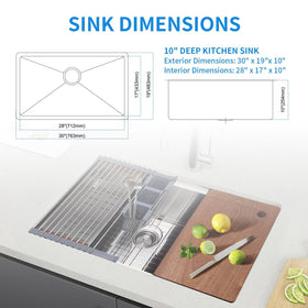 SANYCASA anti-condensation coating minimizes moisture around the sink