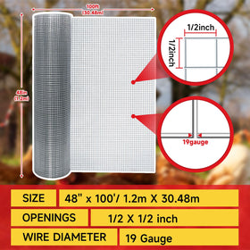 SANZEUS 19-gauge wire mesh durable and ready for outdoor use