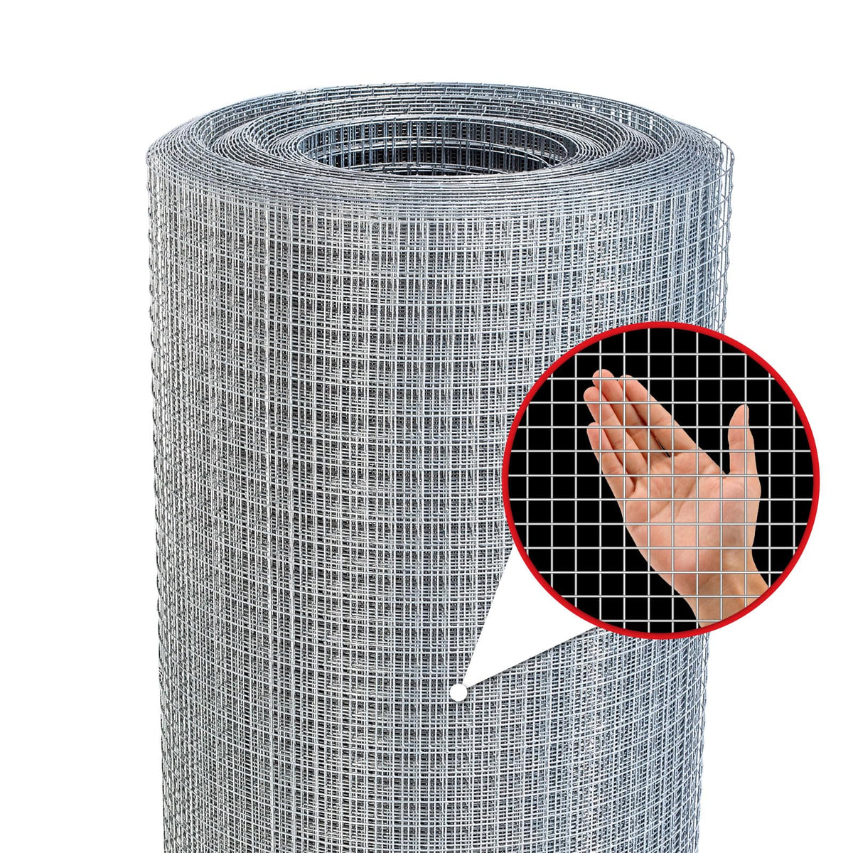 SANZEUS hardware cloth roll protects gardens from burrowers and helps create raised beds