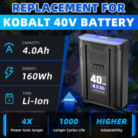 SAPBJ 40V battery shows integrated BMS chip for safe charging