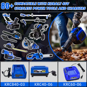 SAPBJ 40V battery compatible with Kobalt chargers KRC40-06 and KRC60-06