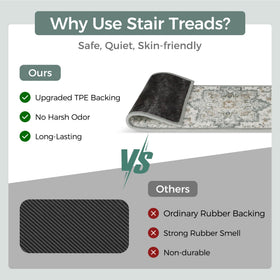 Family-friendly Sarben stair treads suitable for kids, seniors, and pets