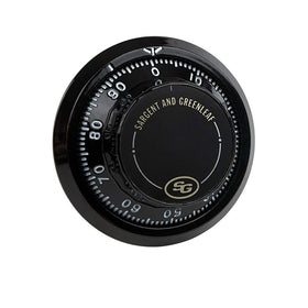 S&G 6730-100 dial and ring close-up highlighting precise combination control