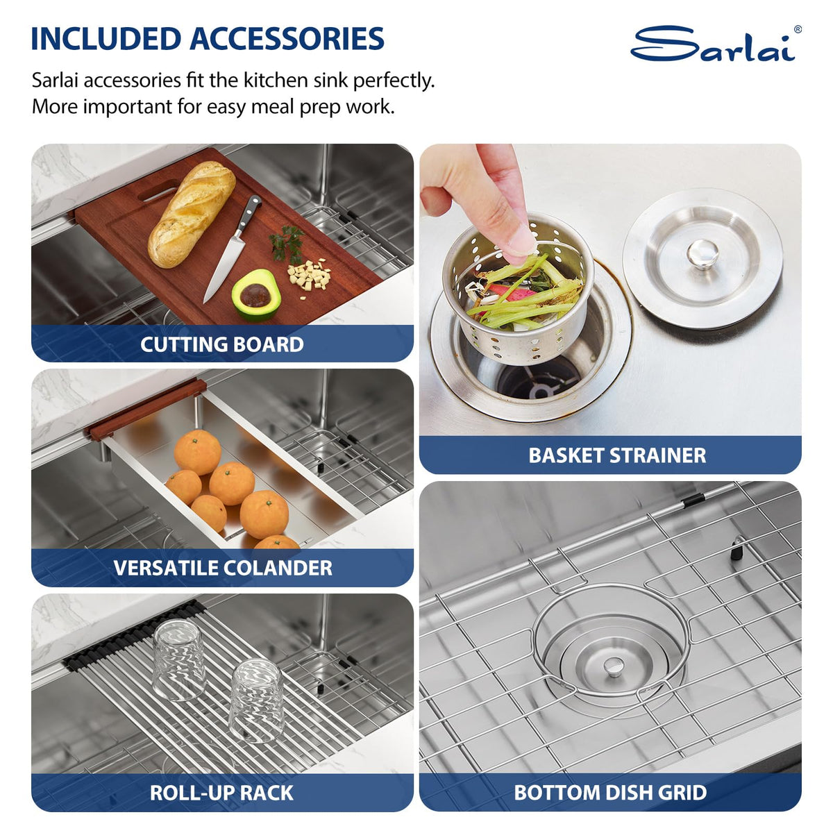 Sarlai bottom undercoating and rubber pads dampen noise during use.