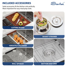 Sarlai bottom undercoating and rubber pads dampen noise during use.