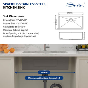 Sarlai stainless steel colander included for quick rinsing and draining.